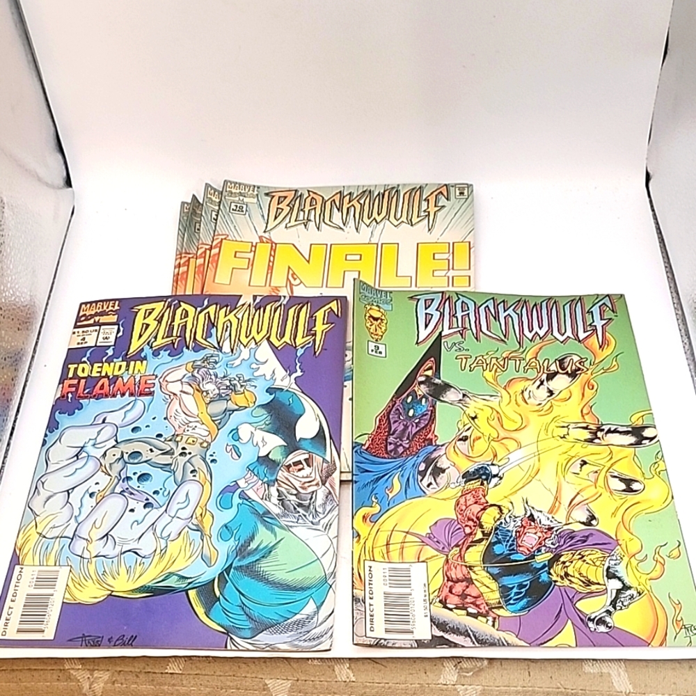 Vintage 1994-1995 Marvel Blackwulf Comics 4,9,10